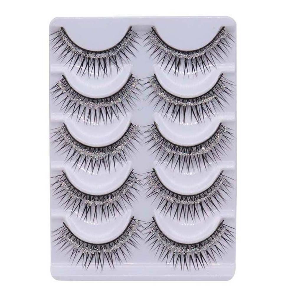 Eyelash Extension For Big Eyes - Ciglia Finte con Strass Luccicanti e
