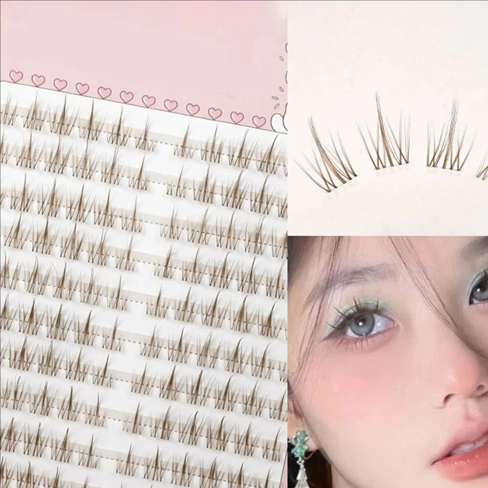 Eyelash Extension In Chinese - Ciglia finte MJ Girasole marroni Ciglia