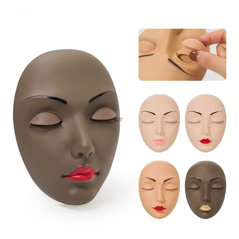 Eyelash Extension Model - Testa per Pratica di Estensione Ciglia