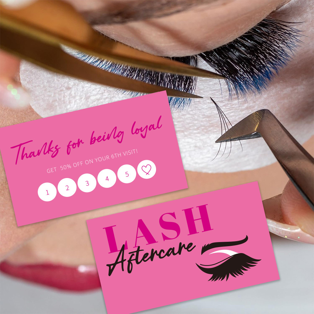 50 pz Brillante Ciglia Bigliet - Eyelash Extension Aftercare recensione e prezzo