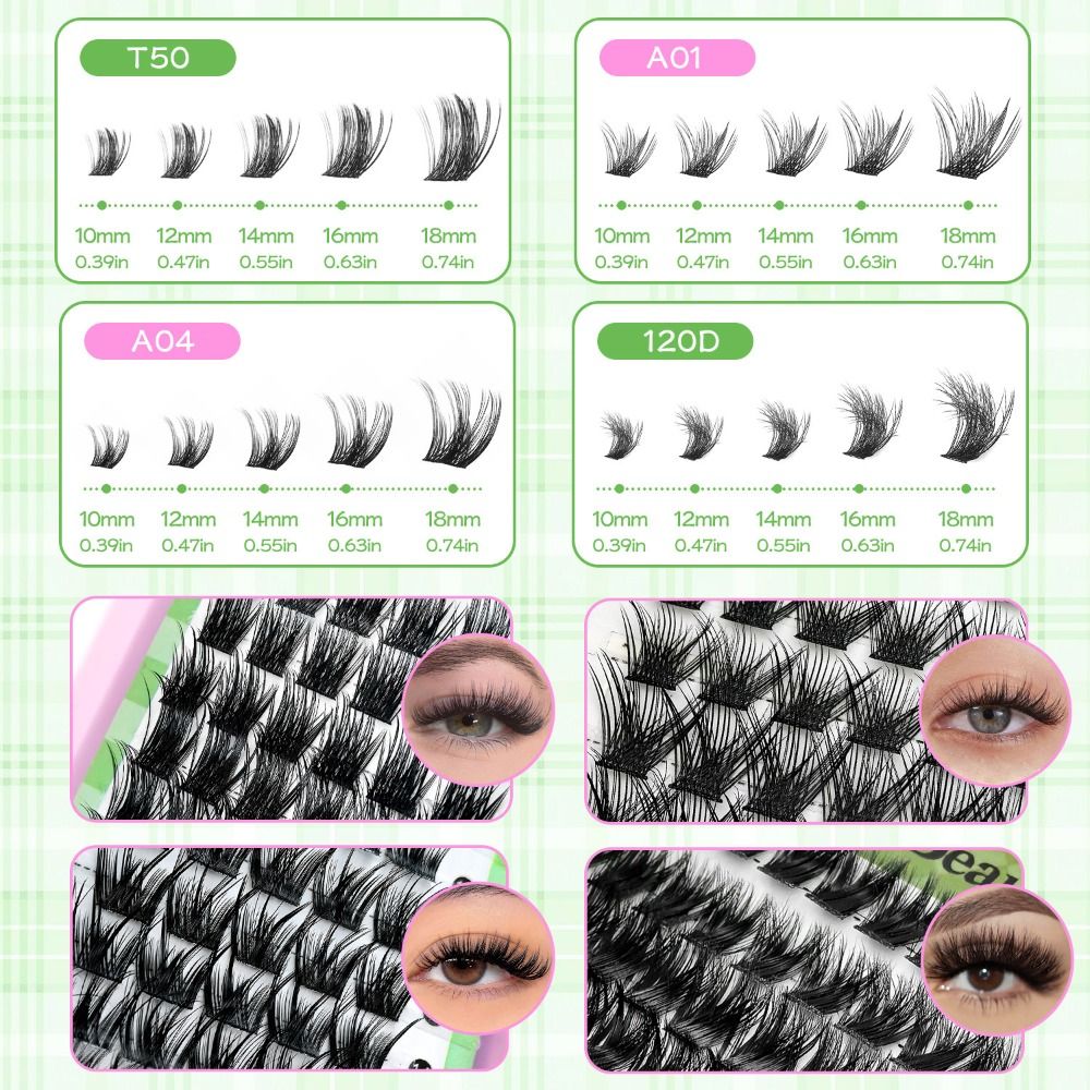 Ciglia Finte Effetto Naturale, - Eyelash Extension Cluster recensione e prezzo