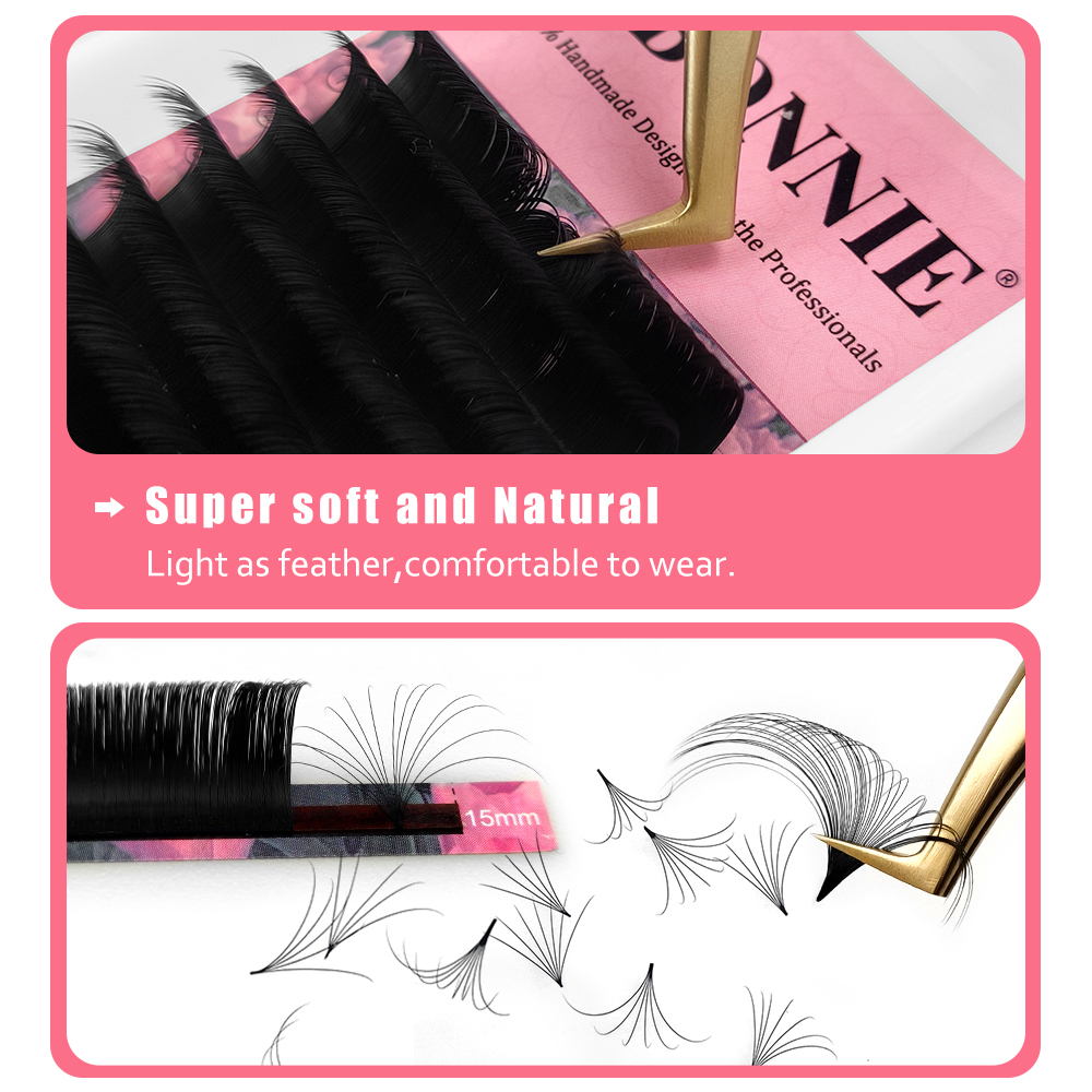 CC DD Luxury Easy Fan Eyelashe - Individual Lash Tray recensione e prezzo