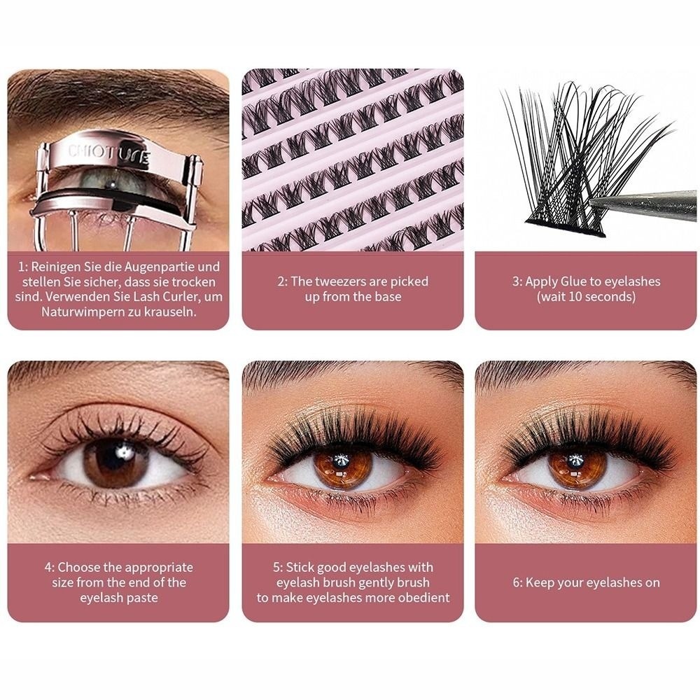 Ciglia Finte di Alta Qualità c - Eyelash Extension Cluster recensione e prezzo
