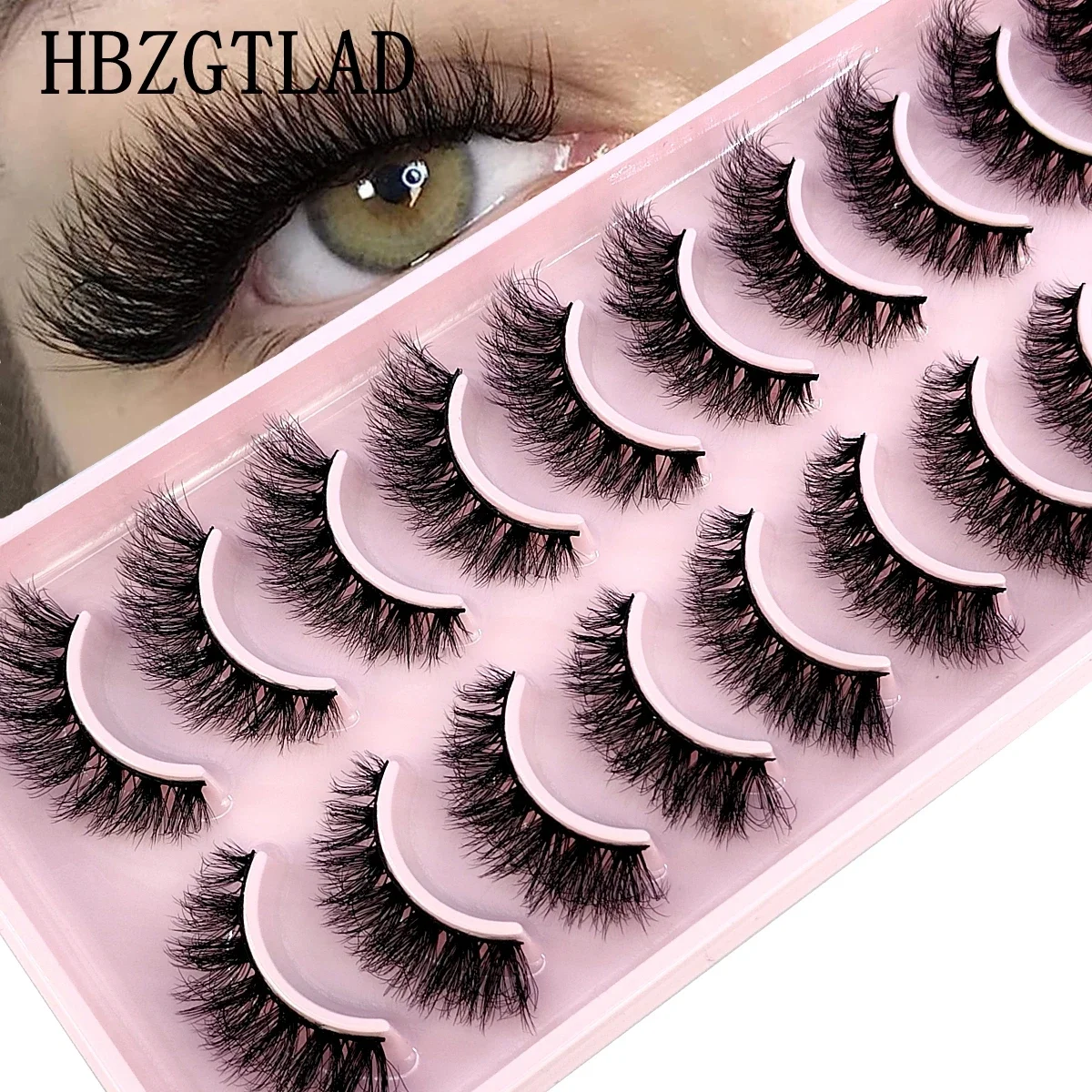 HBZGTLAD 10 Paia di Ciglia Fin - Eyelash Extension For Big Eyes recensione e prezzo