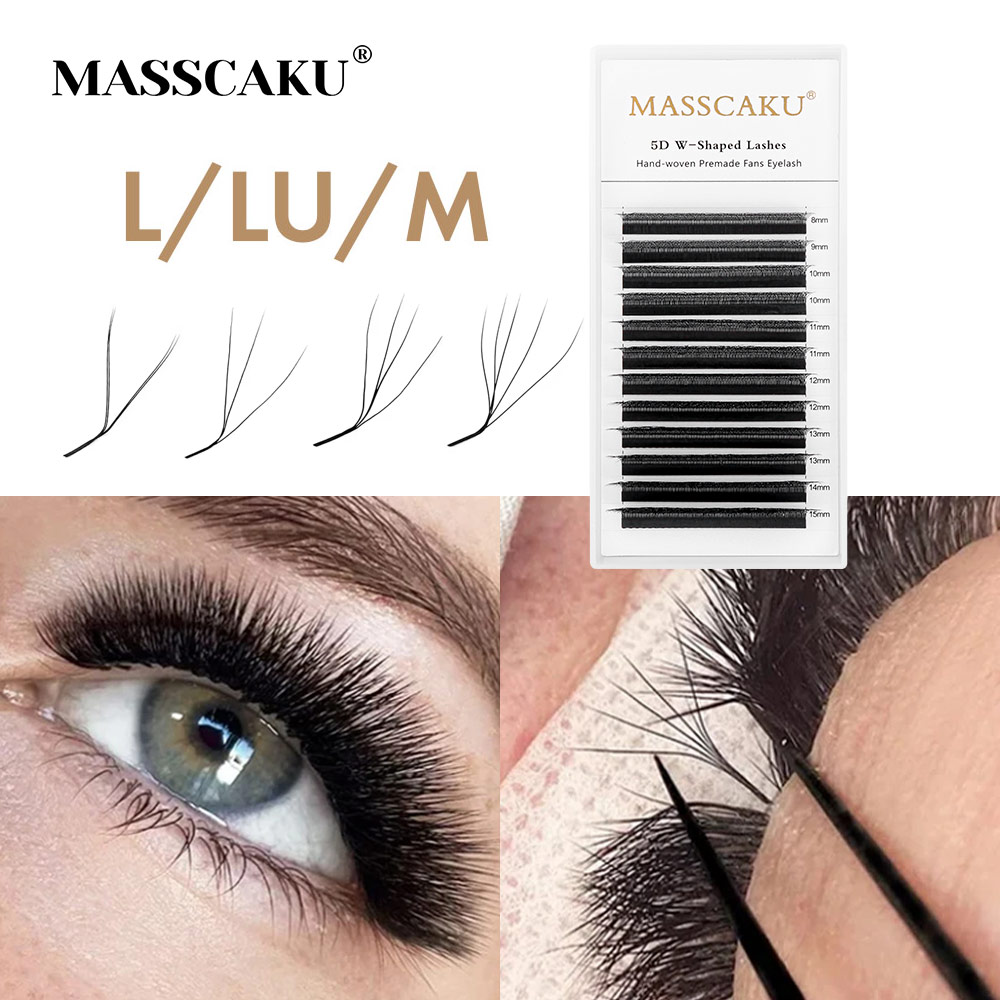 MASSCAKU YY/3D/4D/5D/6D W Form - Eyelash Extension Yy recensione e prezzo