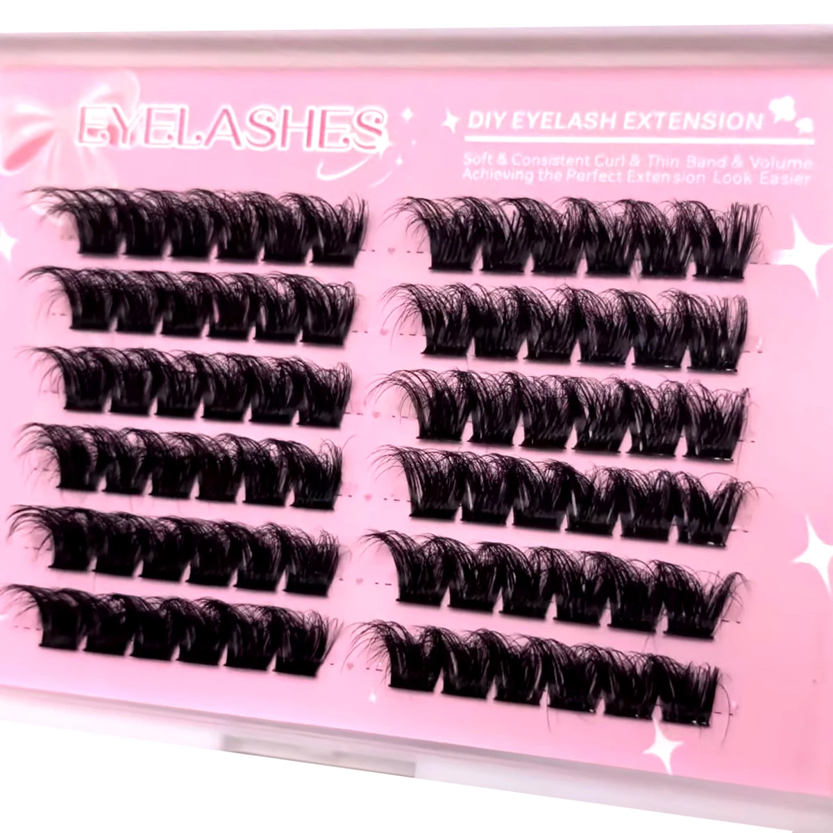 AMSDCN 10 Fili di Ciglia Finte - Eyelash Extension For Big Eyes recensione e prezzo