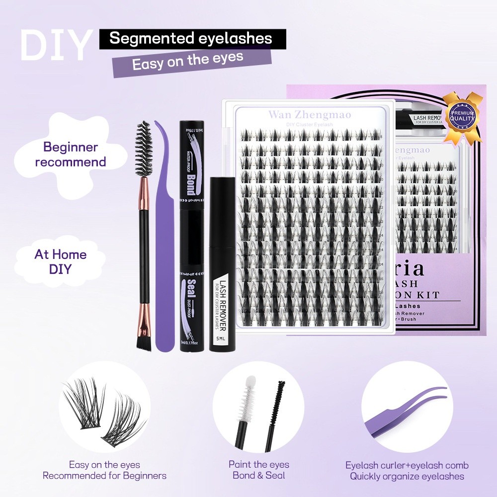 Kit Extension Ciglia Finte 8-1 - Eyelash Extension Cluster recensione e prezzo