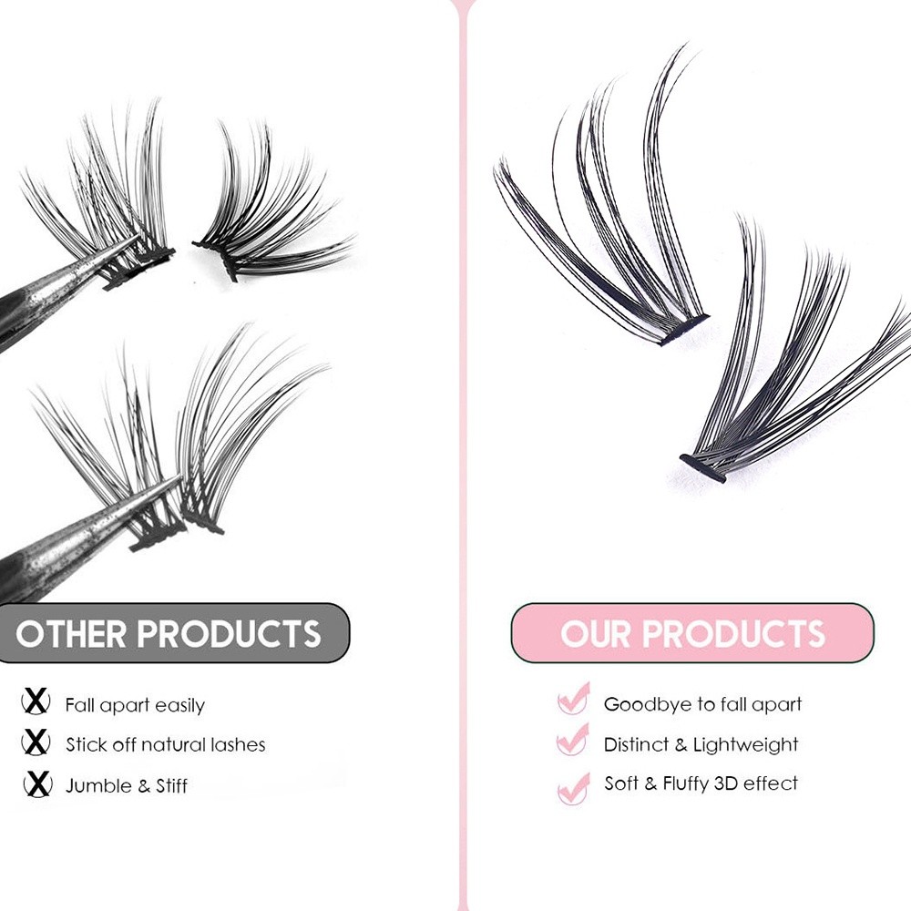 Kit Extension Ciglia Finte 8-1 - Eyelash Extension Cluster recensione e prezzo