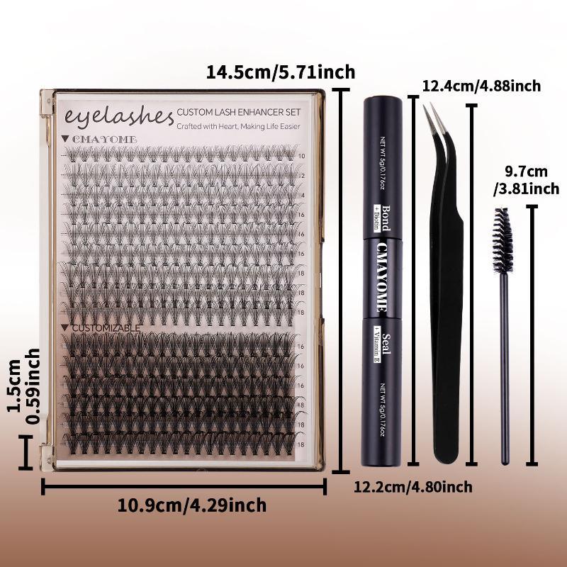 Kit ciglia finte 3D 10D-100D,  - Eyelash Extension Cluster recensione e prezzo
